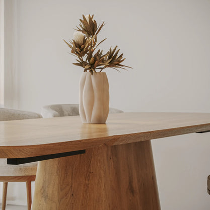Eiken Tafel Verlengbaar Deens Ovaal Pure