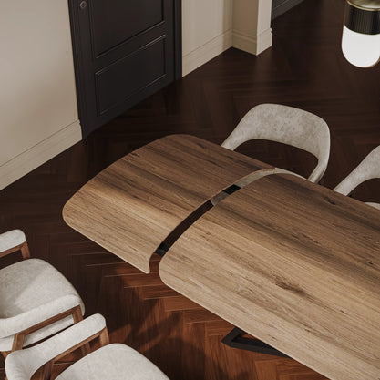 Eiken Tafel Verlengbaar Deens Ovaal Shell Grey