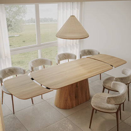 Eiken Tafel Verlengbaar Deens Ovaal Pure