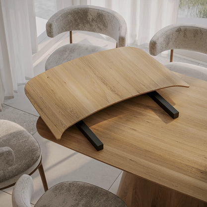 Eiken Tafel Verlengbaar Deens Ovaal Pure