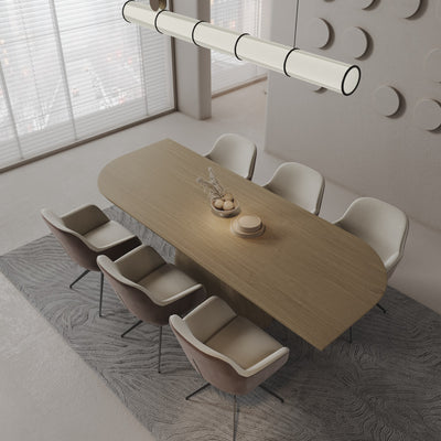 Eettafel Afgeronde rechthoek