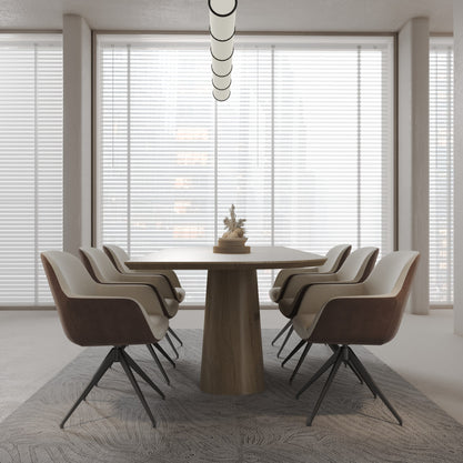 Eiken Tafel Luna Walnut