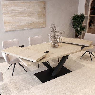 Eiken Tafel Verlengbaar Deens Ovaal Natural