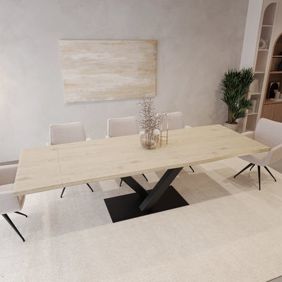 Eiken Tafel Verlengbaar Deens Ovaal Natural