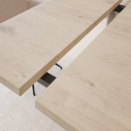 Eiken Tafel Verlengbaar Deens Ovaal Natural