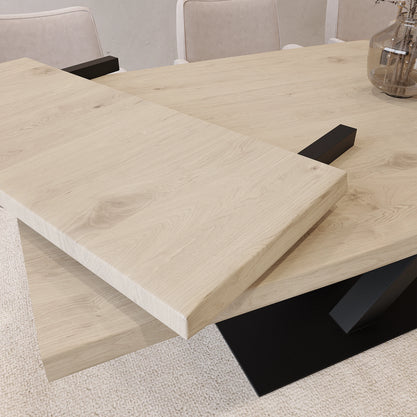 Eiken Tafel Verlengbaar Deens Ovaal Natural