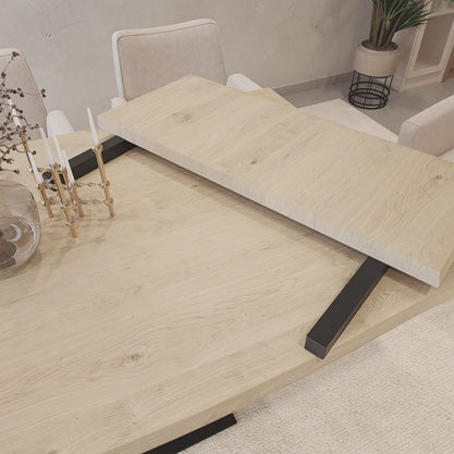 Eiken Tafel Verlengbaar Deens Ovaal Natural