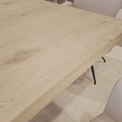 Eiken Tafel Verlengbaar Deens Ovaal Natural