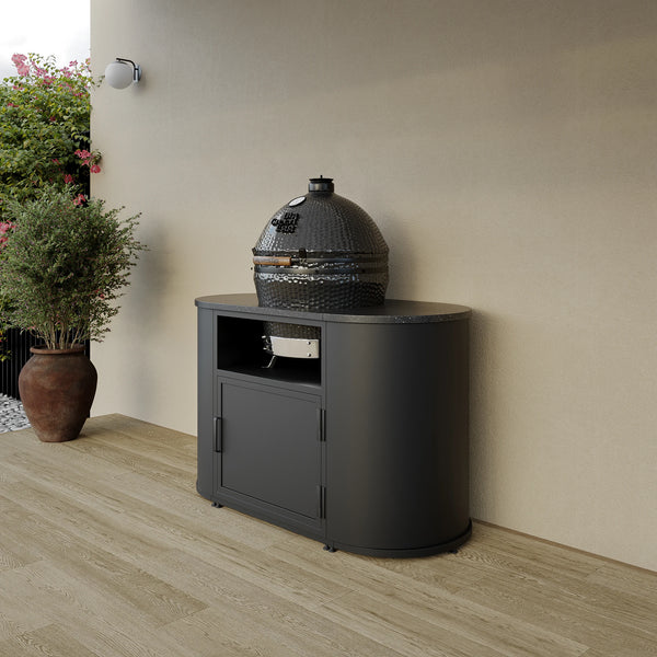 Modulaire buitenkeuken Flow 1 met werkblad Star Galaxy, uitvoering Black