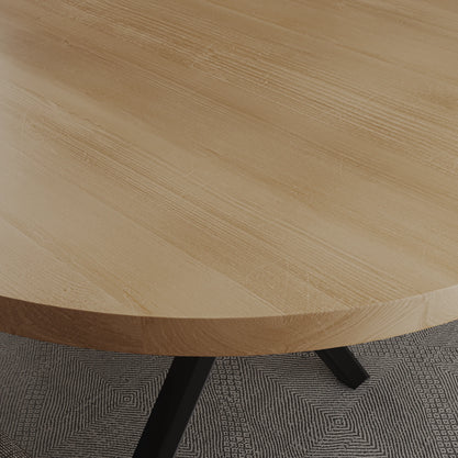 Eiken Tafel Halfrond Natural