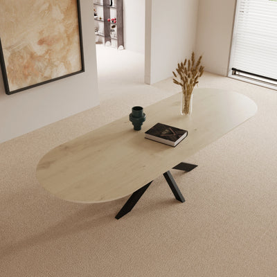 Eettafel Halve cirkel