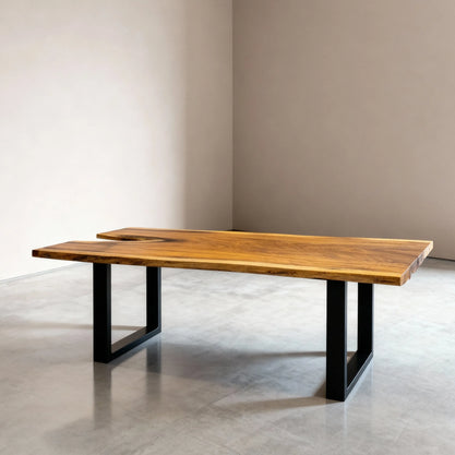 Boomstam Eettafel Iroko | 200 x 104