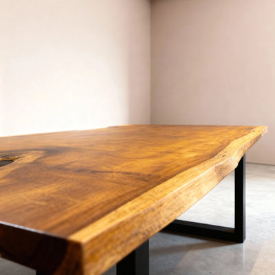 Boomstam Eettafel Iroko | 200 x 104