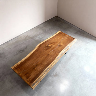 Boomstam Eettafel Iroko | 220 x 90