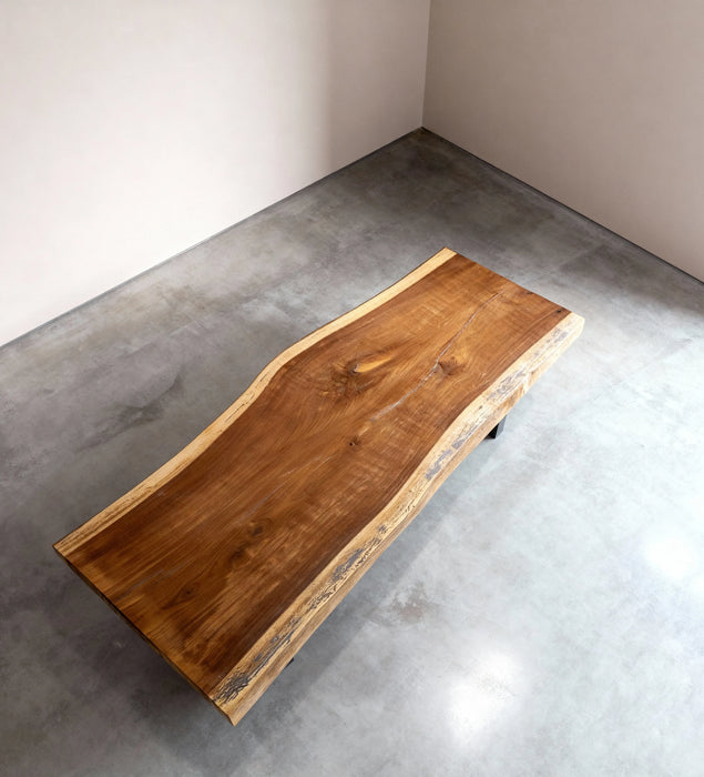 Boomstam Eettafel Iroko | 220 x 90