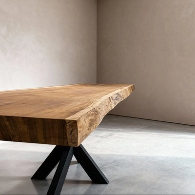 Boomstam Eettafel Iroko | 300 x 95
