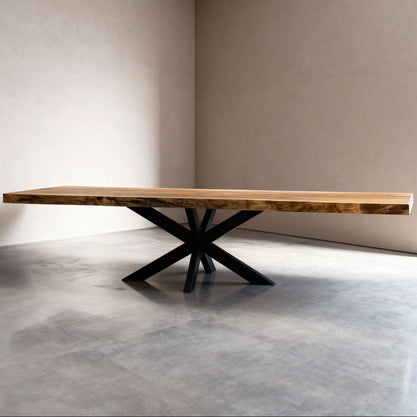 Boomstam Eettafel Iroko | 300 x 95