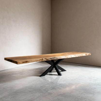 Boomstam Eettafel Iroko | 300 x 95