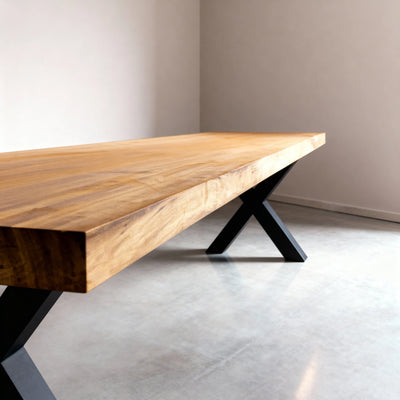 Boomstam Eettafel Iroko | 280 x 90