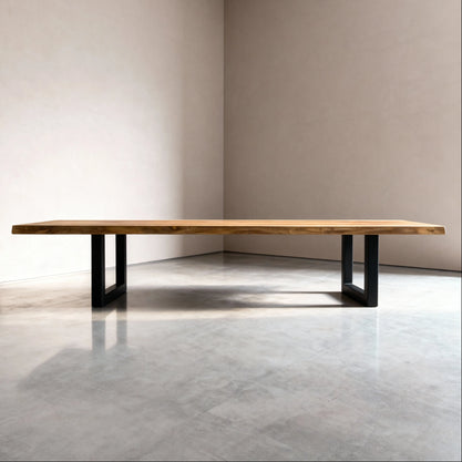 Boomstam Eettafel Iroko | 380 x 80