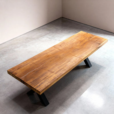 Boomstam Eettafel Iroko | 280 x 90