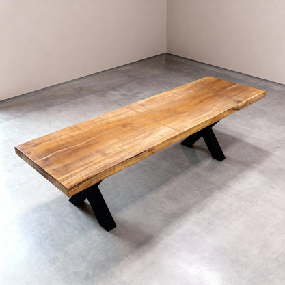 Boomstam Eettafel Iroko | 280 x 90