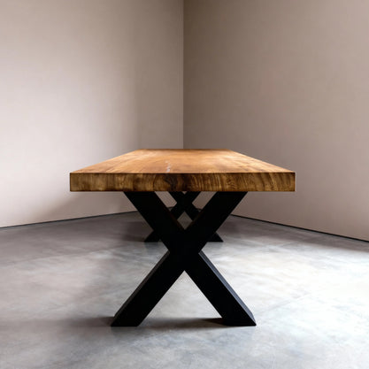 Boomstam Eettafel Iroko | 280 x 90