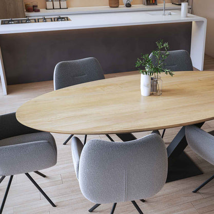 Eiken Tafel Ovaal Natural