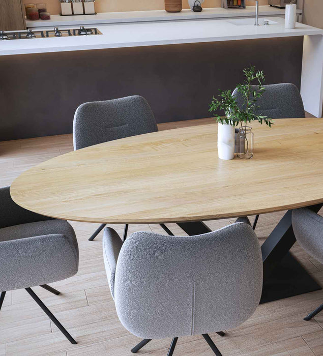 Eiken Tafel Ovaal Natural