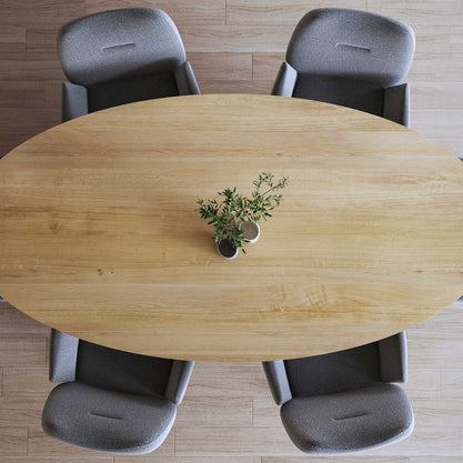 Eiken Tafel Ovaal Natural