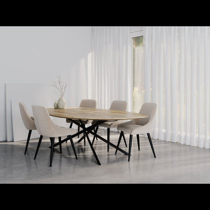 Eettafel Kiezelvorm